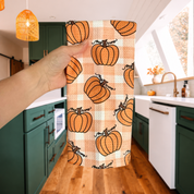 F*ck Trump Pumpkin Waffle Weave Kitchen Towel
