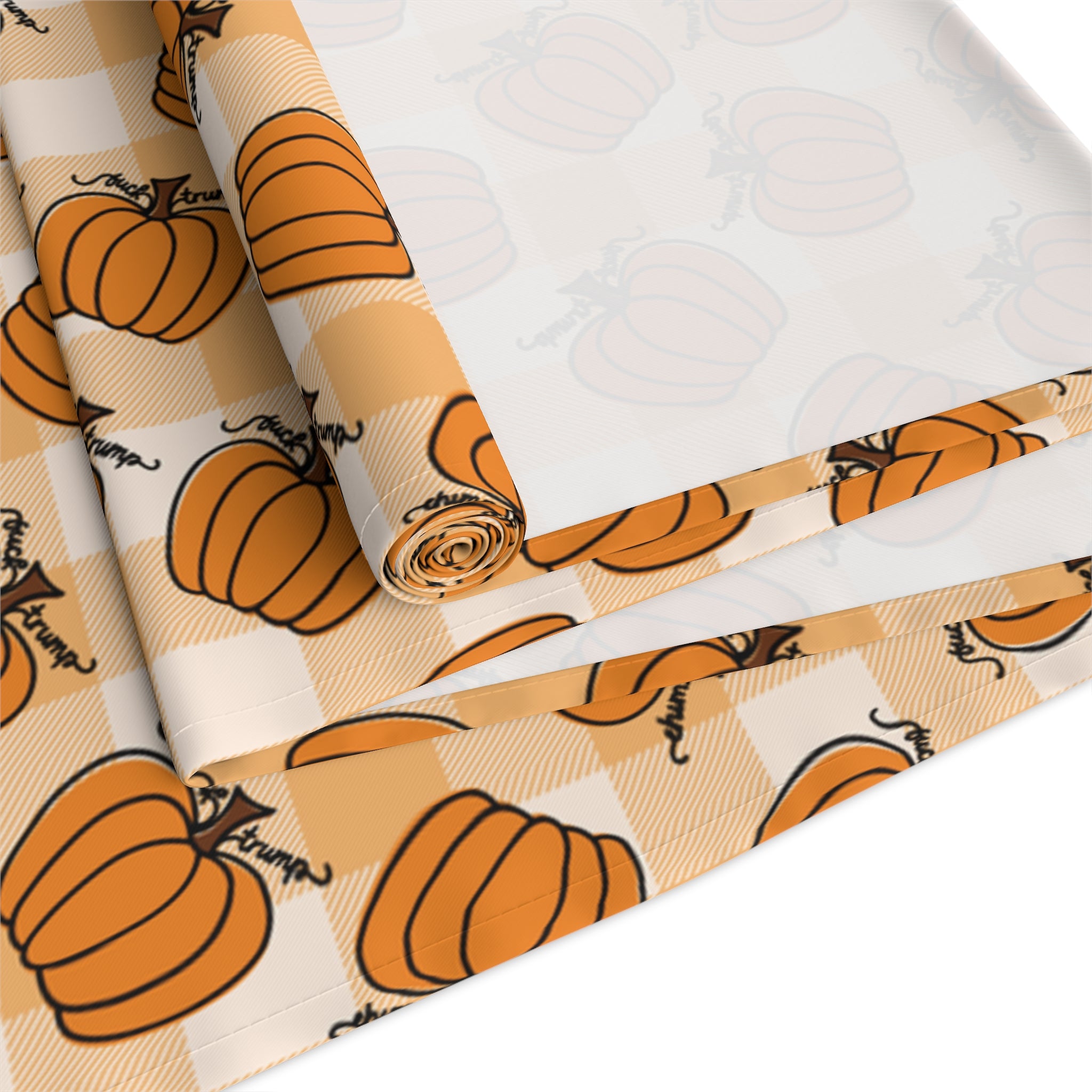 Subtle F*ck Trump Fall Pumpkin Table Runner