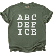 ABCDE F ICE T-Shirt