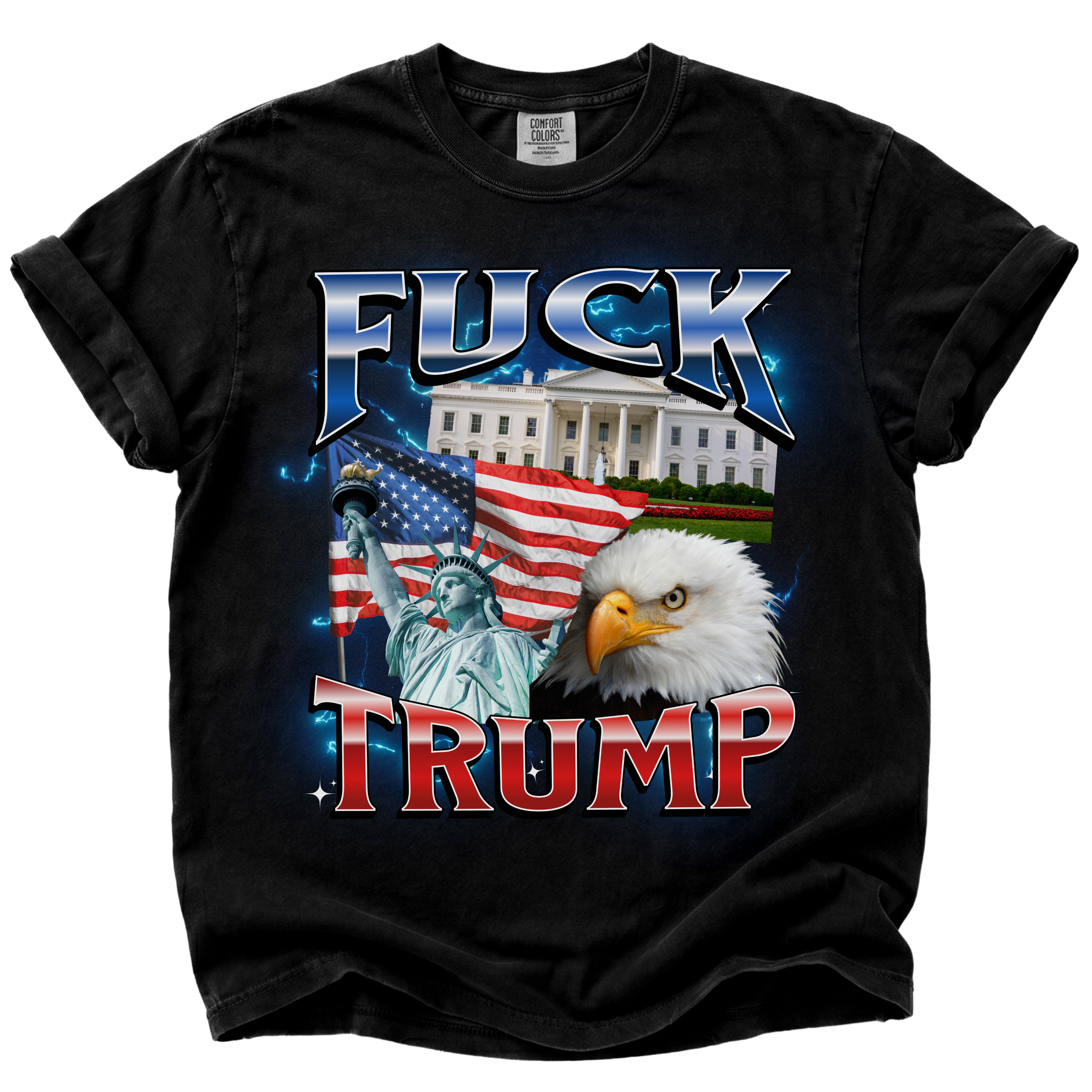 Bootleg F*ck Trump Patriotic American T-Shirt