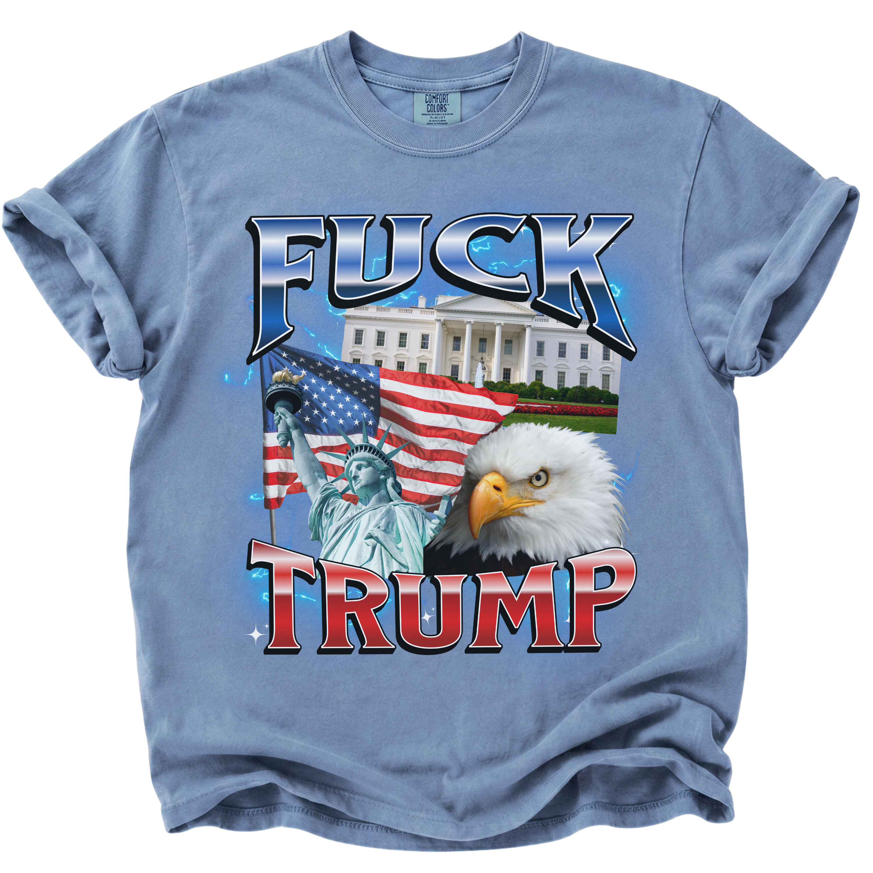 Bootleg F*ck Trump Patriotic American T-Shirt