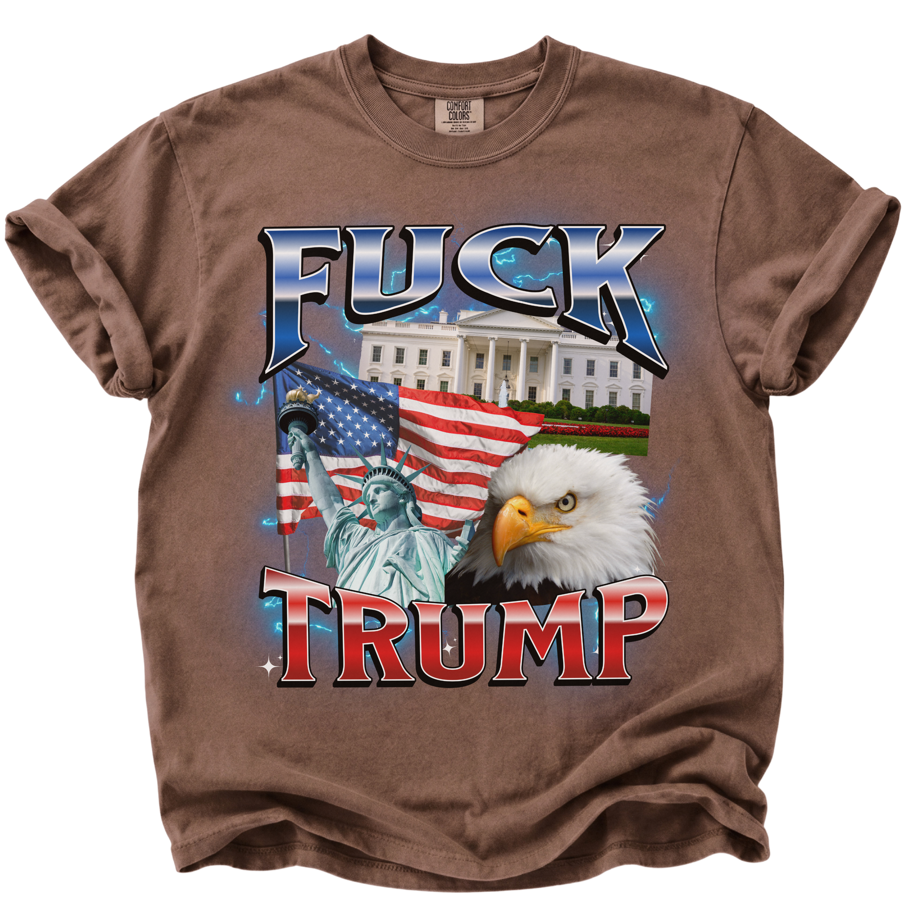 Bootleg F*ck Trump Patriotic American T-Shirt
