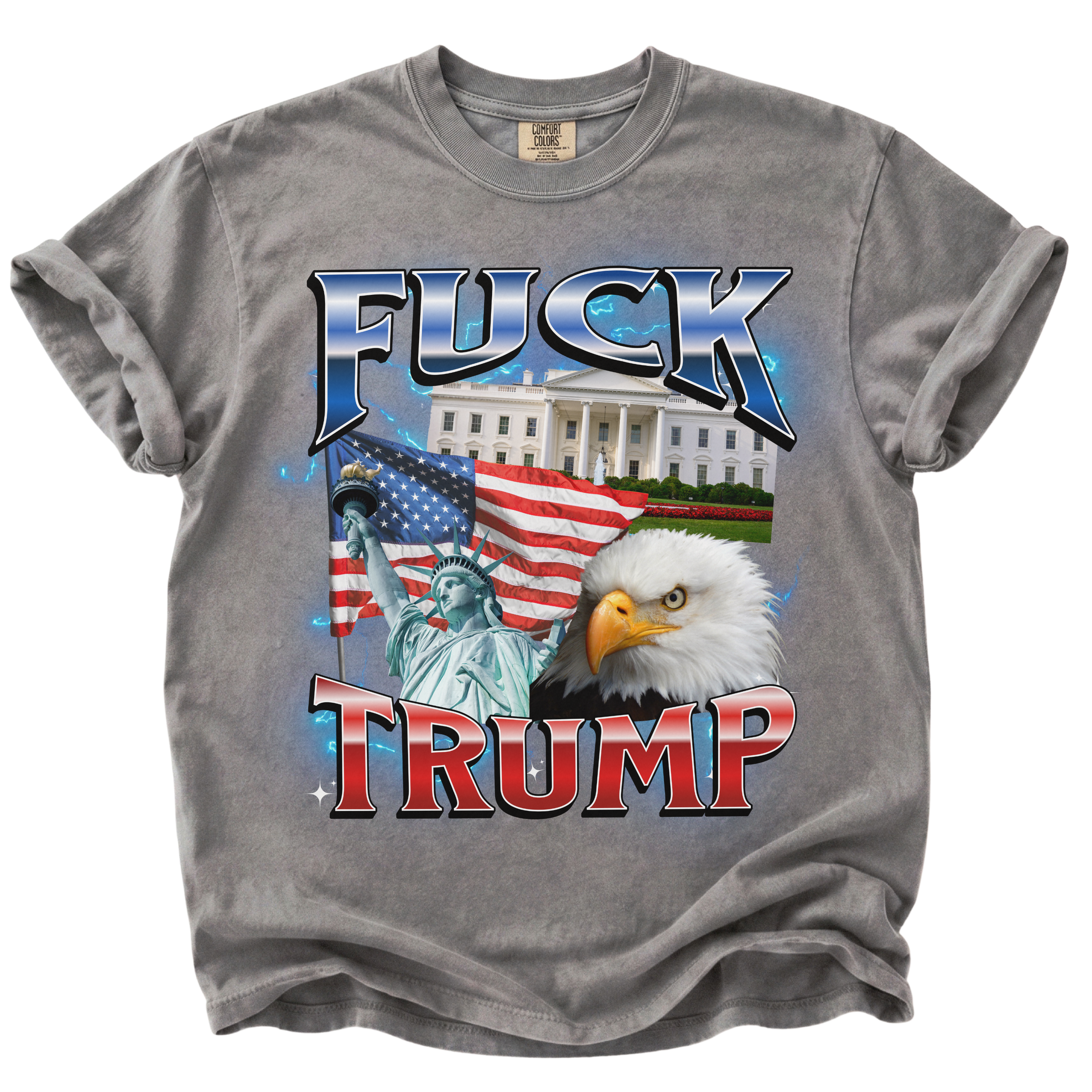 Bootleg F*ck Trump Patriotic American T-Shirt