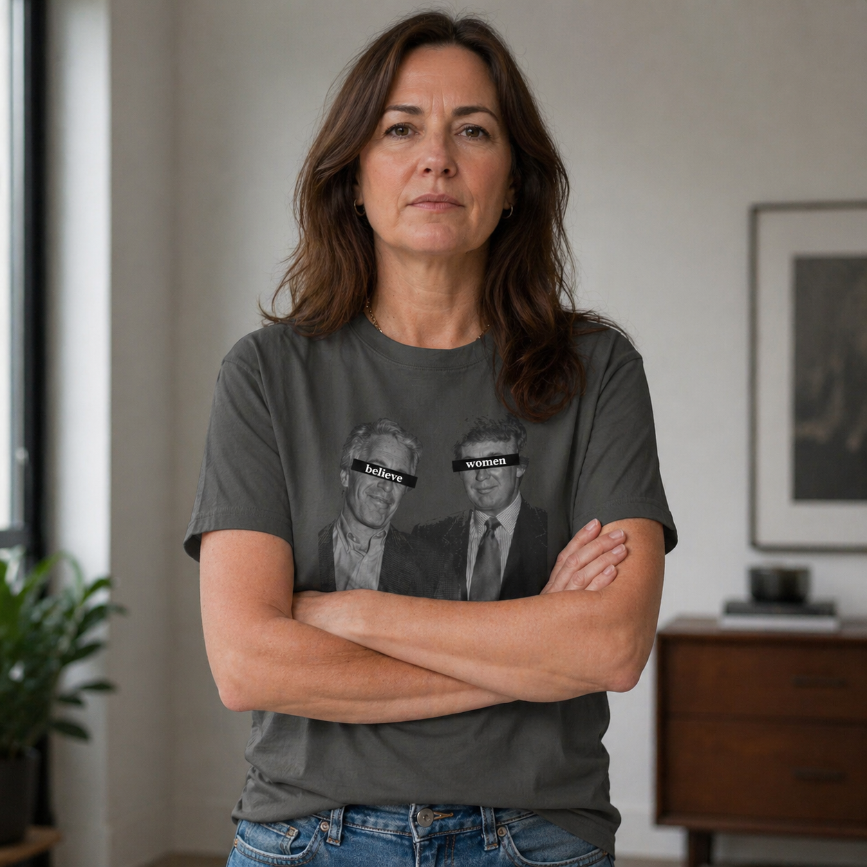 Believe Women Trump and Epstein Besties T-Shirt