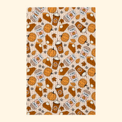 Trump Sucks Pumpkin Pie PSL | Waffle Double-Sided Tea Towel