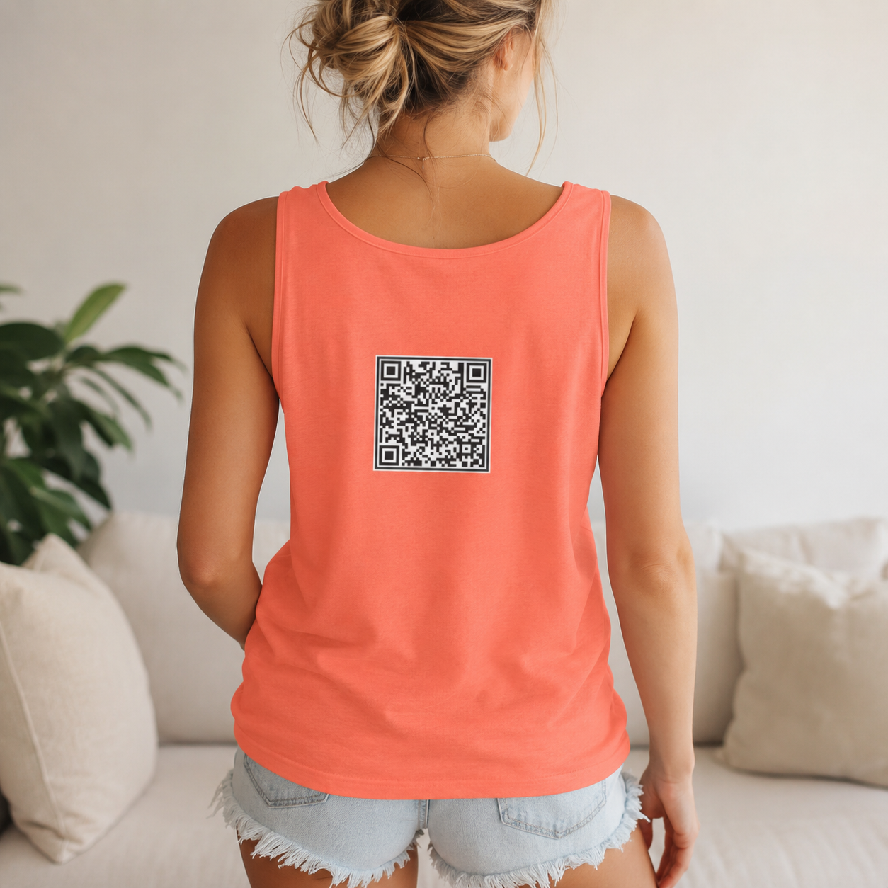 F*ck Trump QR Code Tank Top