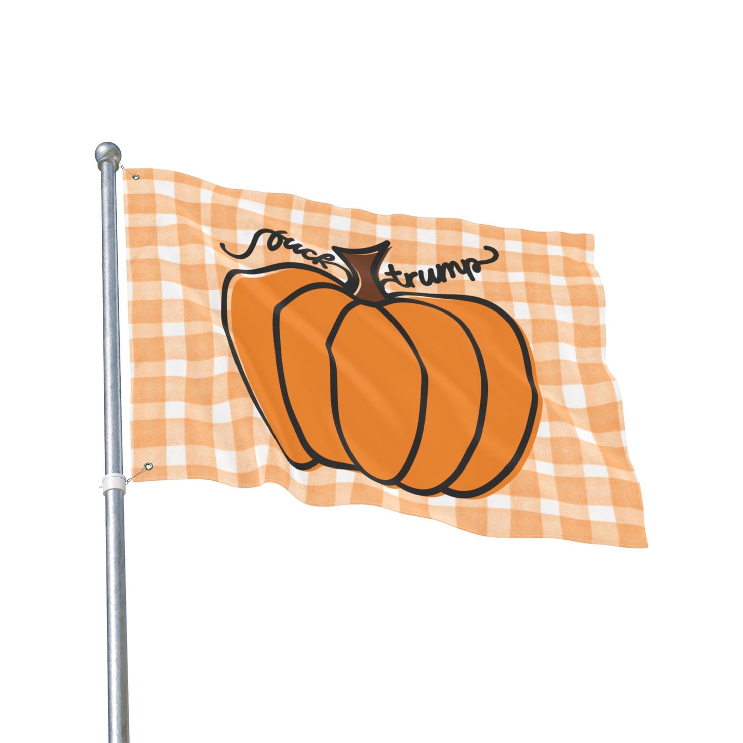 F*ck Trump Autumn Pumpkin Full-Sized Flag