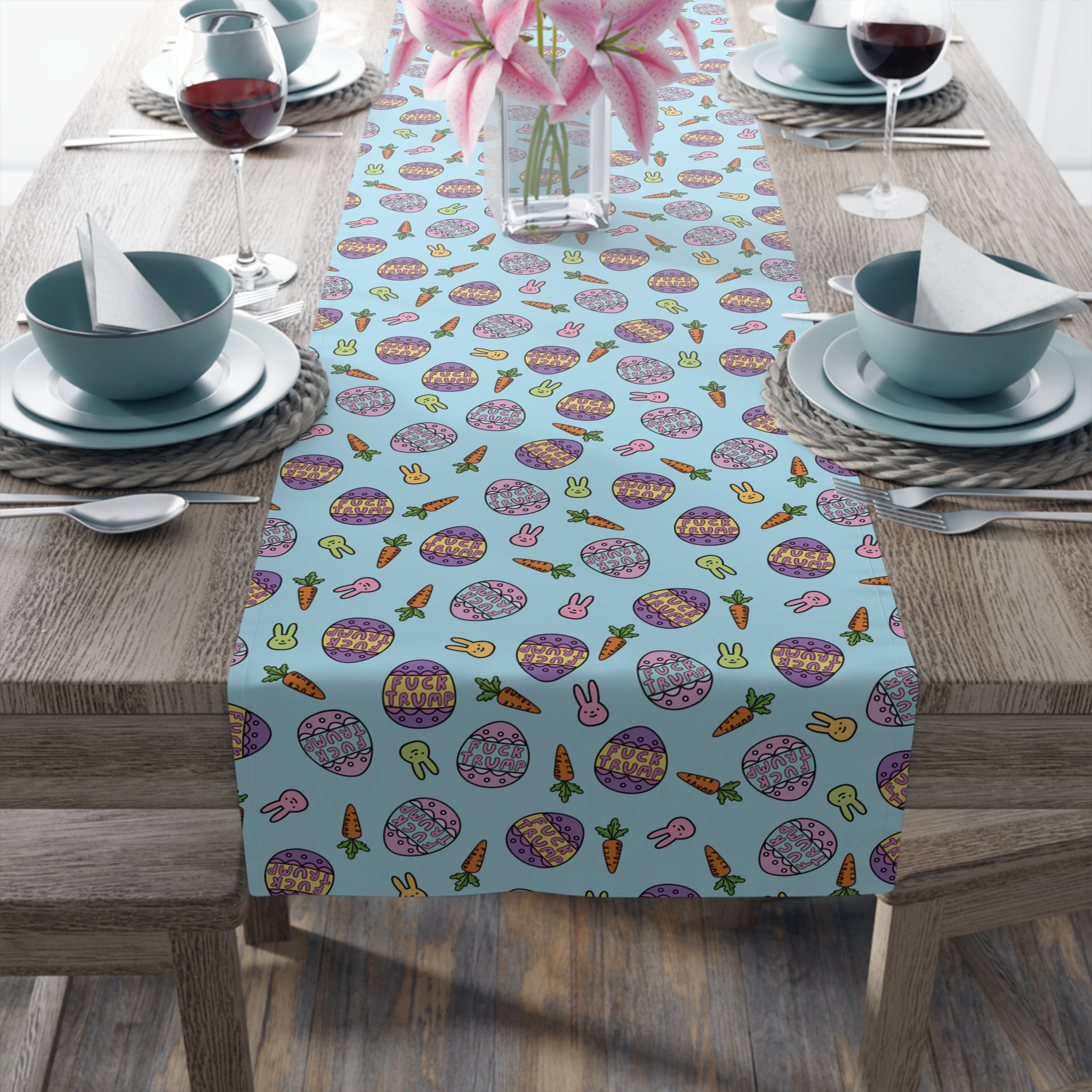 F*ck Trump Easter Table Runner