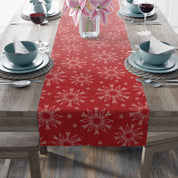 SALE - F*ck Trump Red Snowflake Table Runner