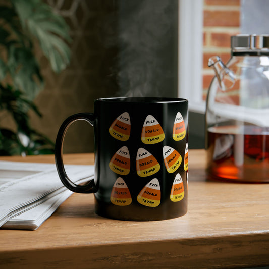 Subtle F*ck Trump Halloween Candy Corn Mug