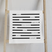 Redacted Epstein Files F*ck Trump Hand Towel