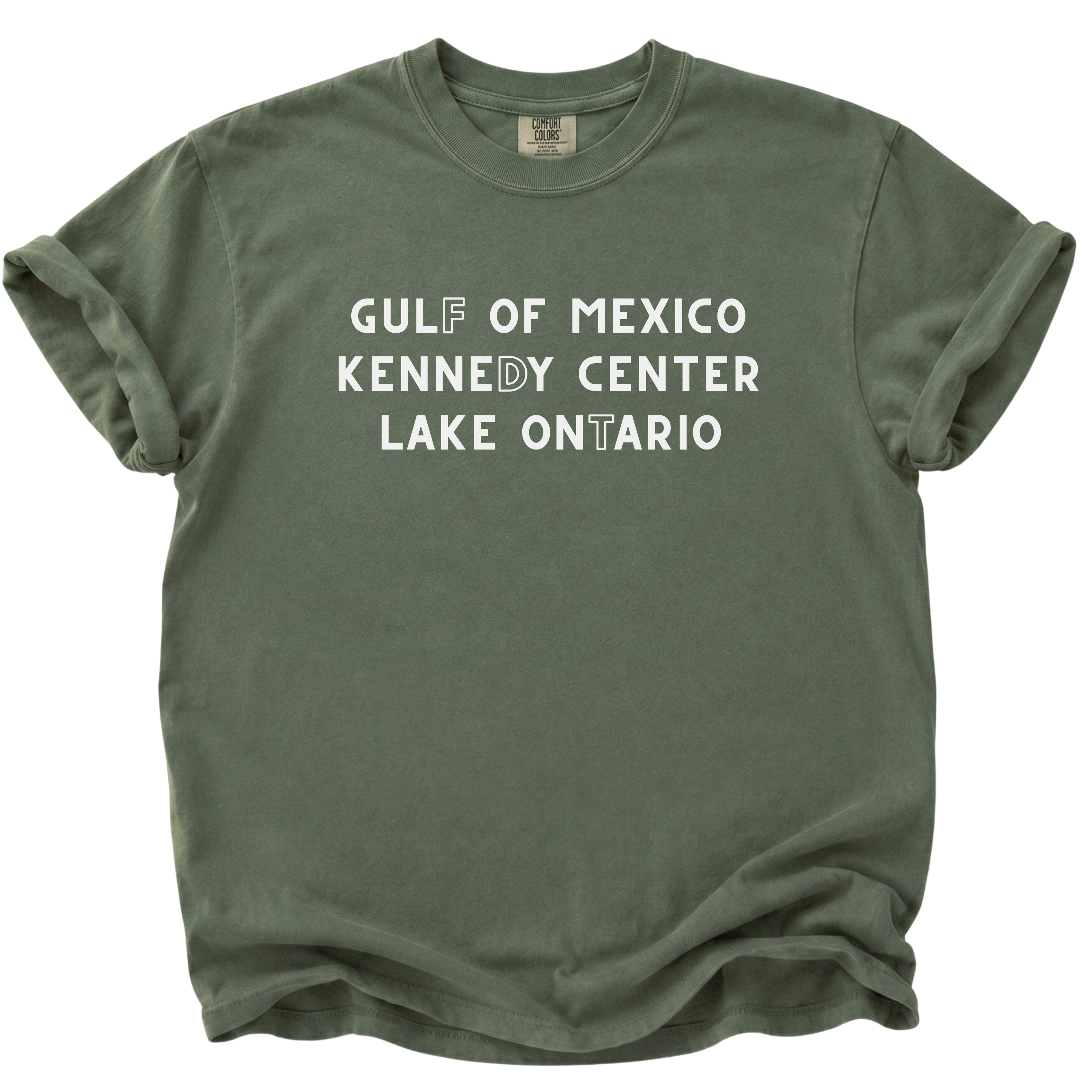 Gulf of Mexico, Kennedy Center, Lake Ontario FDT T-Shirt
