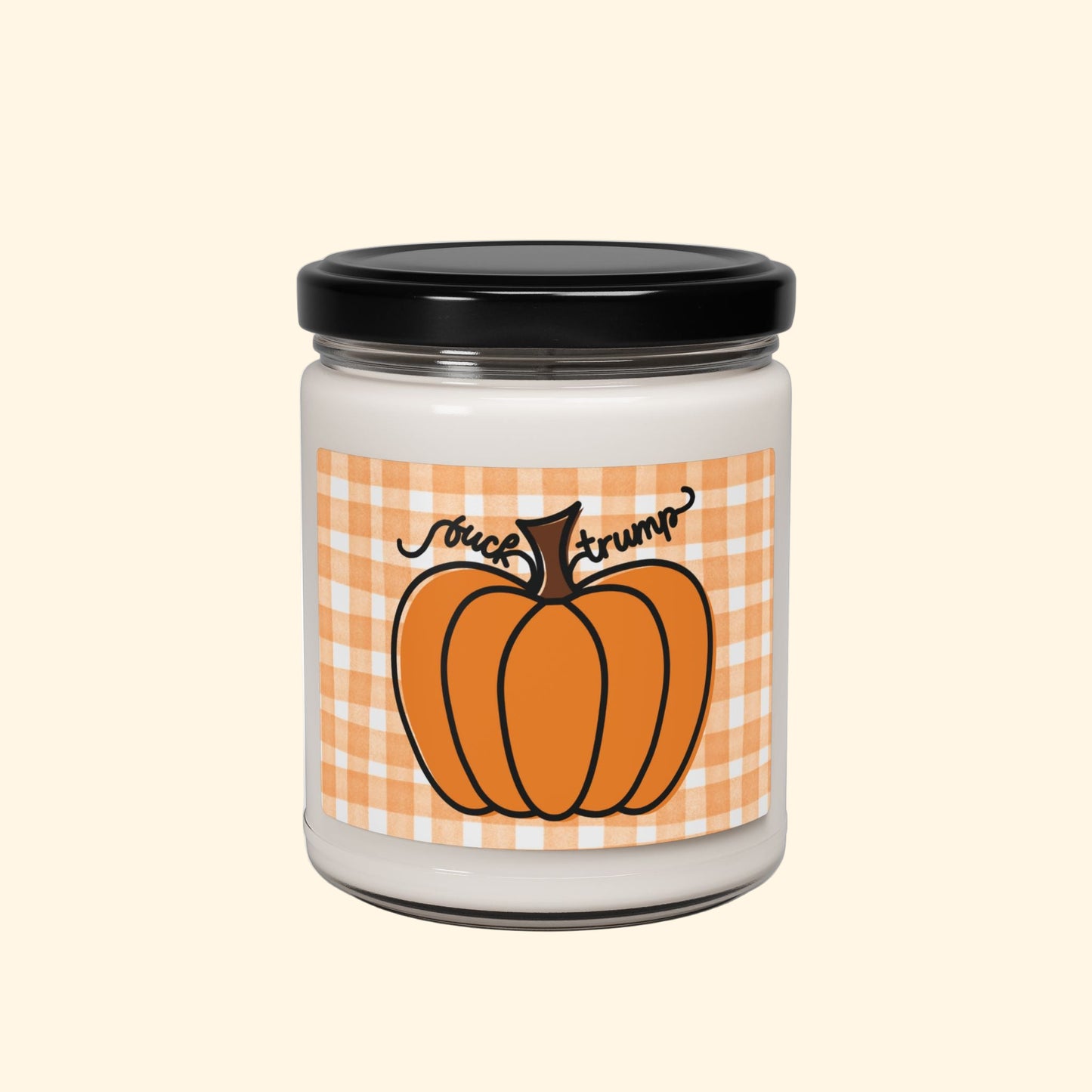 Subtle Pumpkin F*ck Trump Autumn Scented Soy Candle
