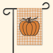 F*ck Trump Autumn Pumpkin Garden Flag