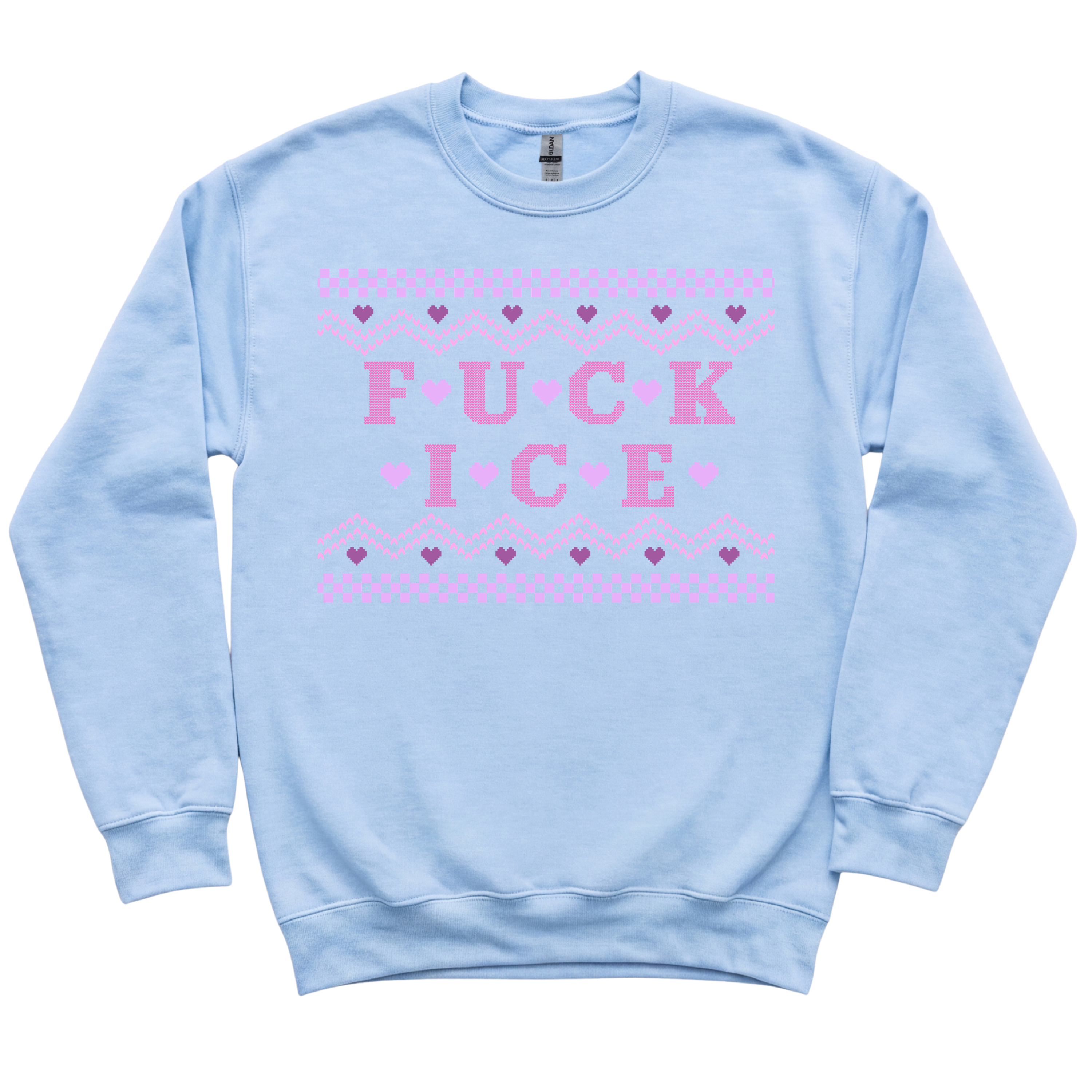 F*ck ICE Ugly Sweater Valentine's Day Sweatshirt