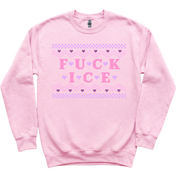 F*ck ICE Ugly Sweater Valentine's Day Sweatshirt