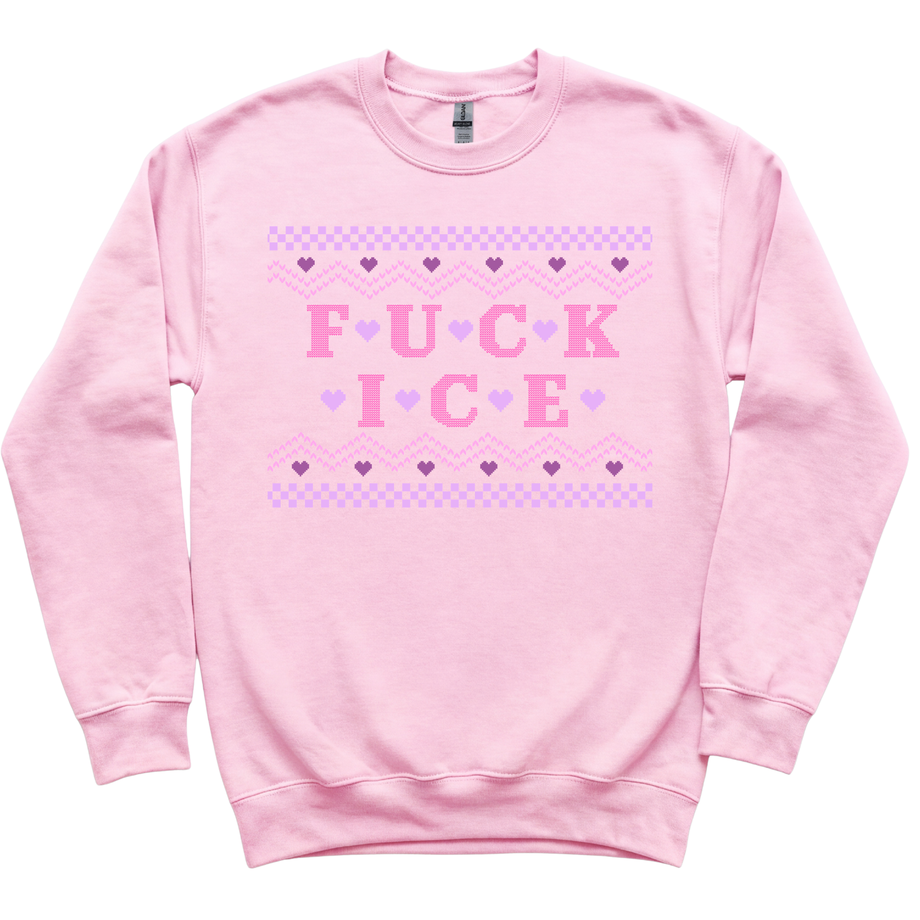 F*ck ICE Ugly Sweater Valentine's Day Sweatshirt