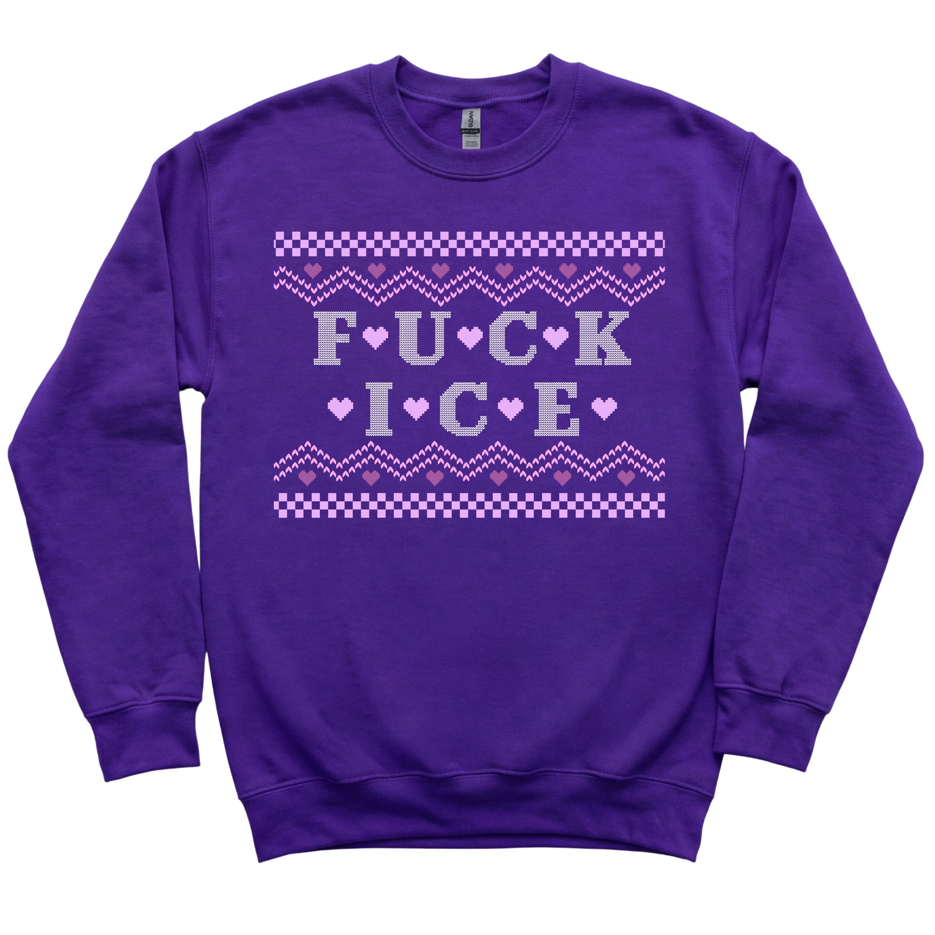 F*ck ICE Ugly Sweater Valentine's Day Sweatshirt