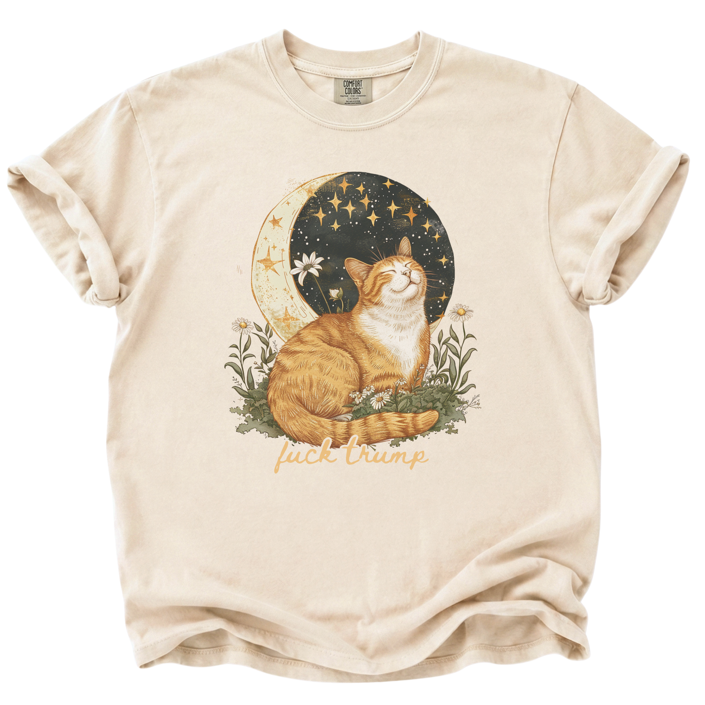 F*ck Trump Moon Cat T-Shirt