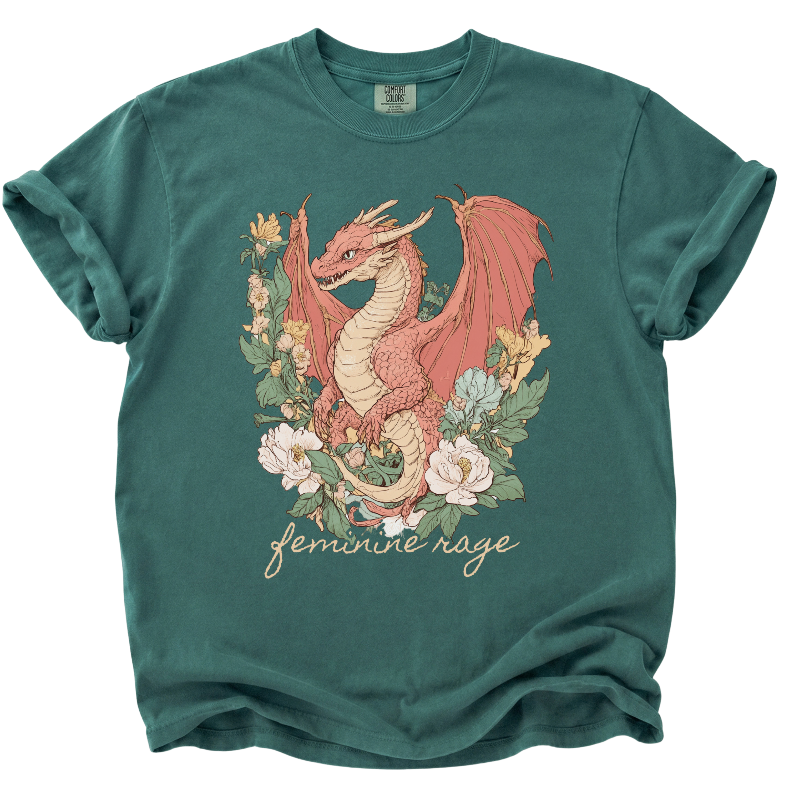 Feminine Rage Dragon T-Shirt