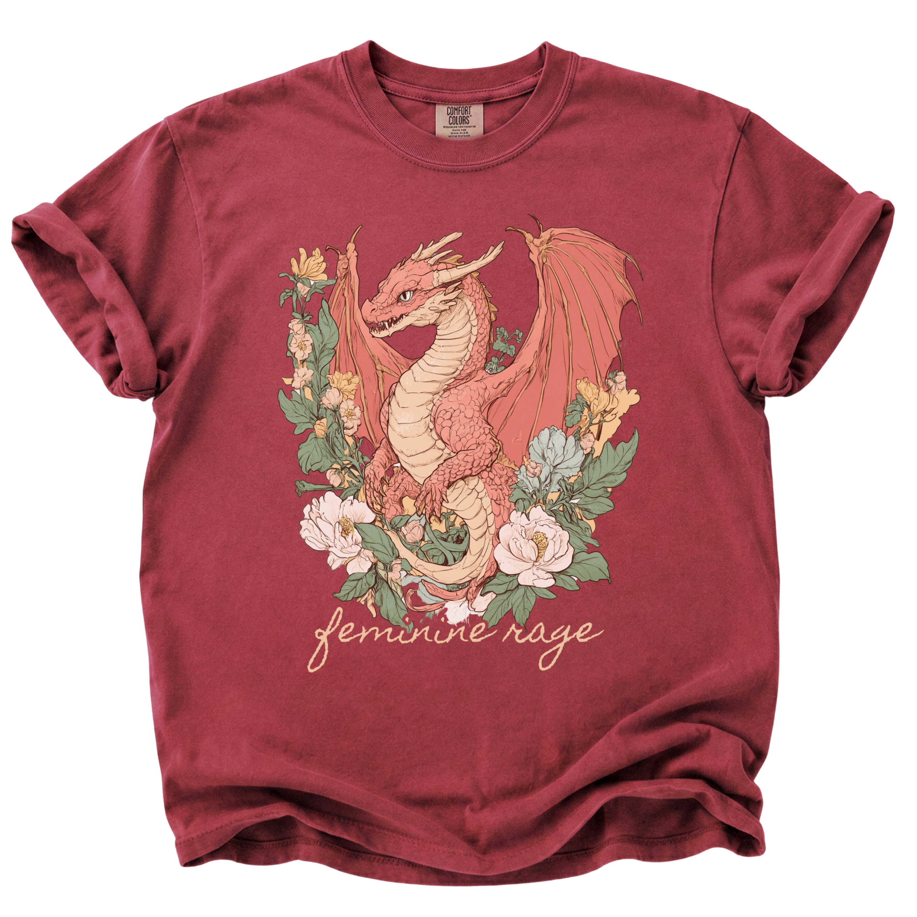 Feminine Rage Dragon T-Shirt