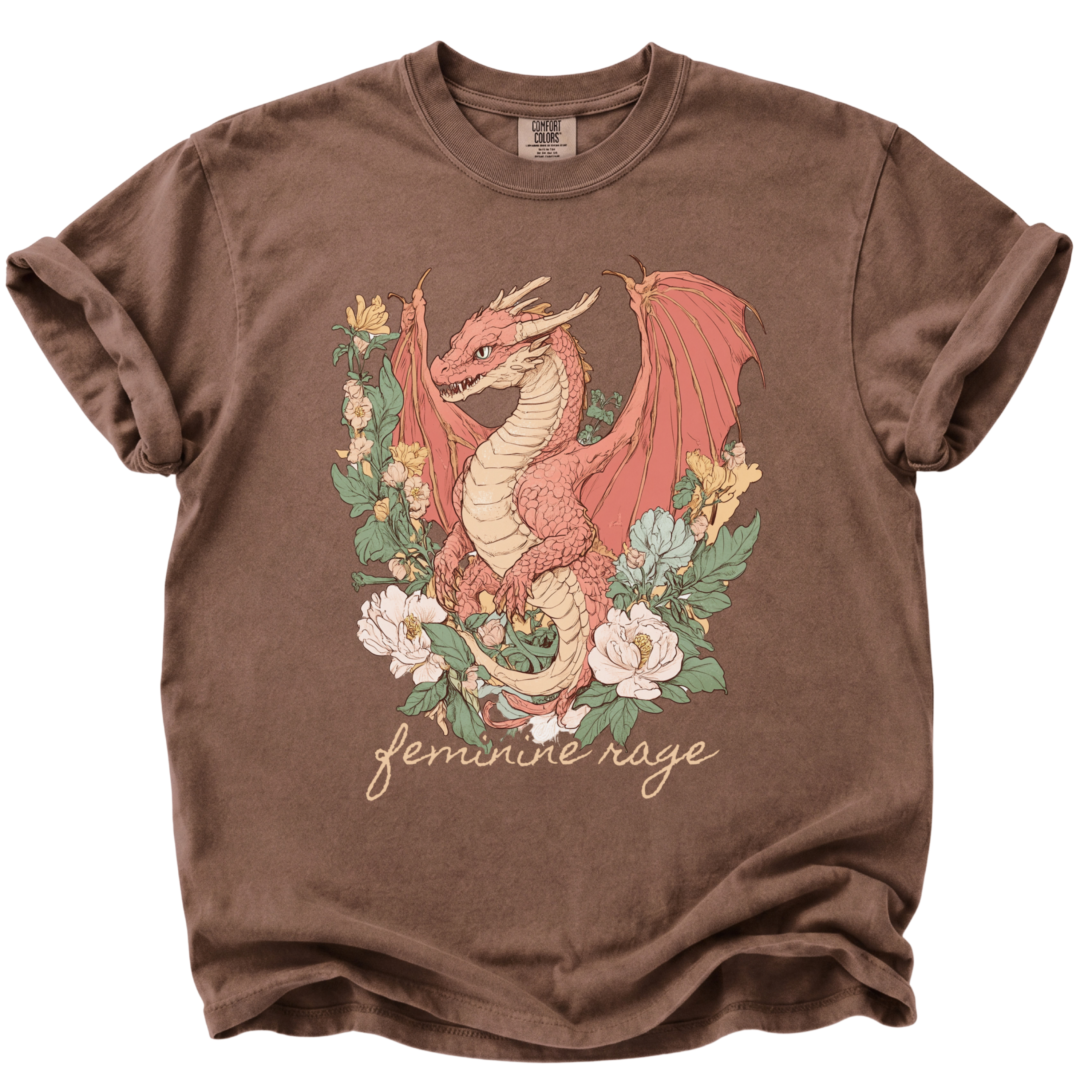 Feminine Rage Dragon T-Shirt