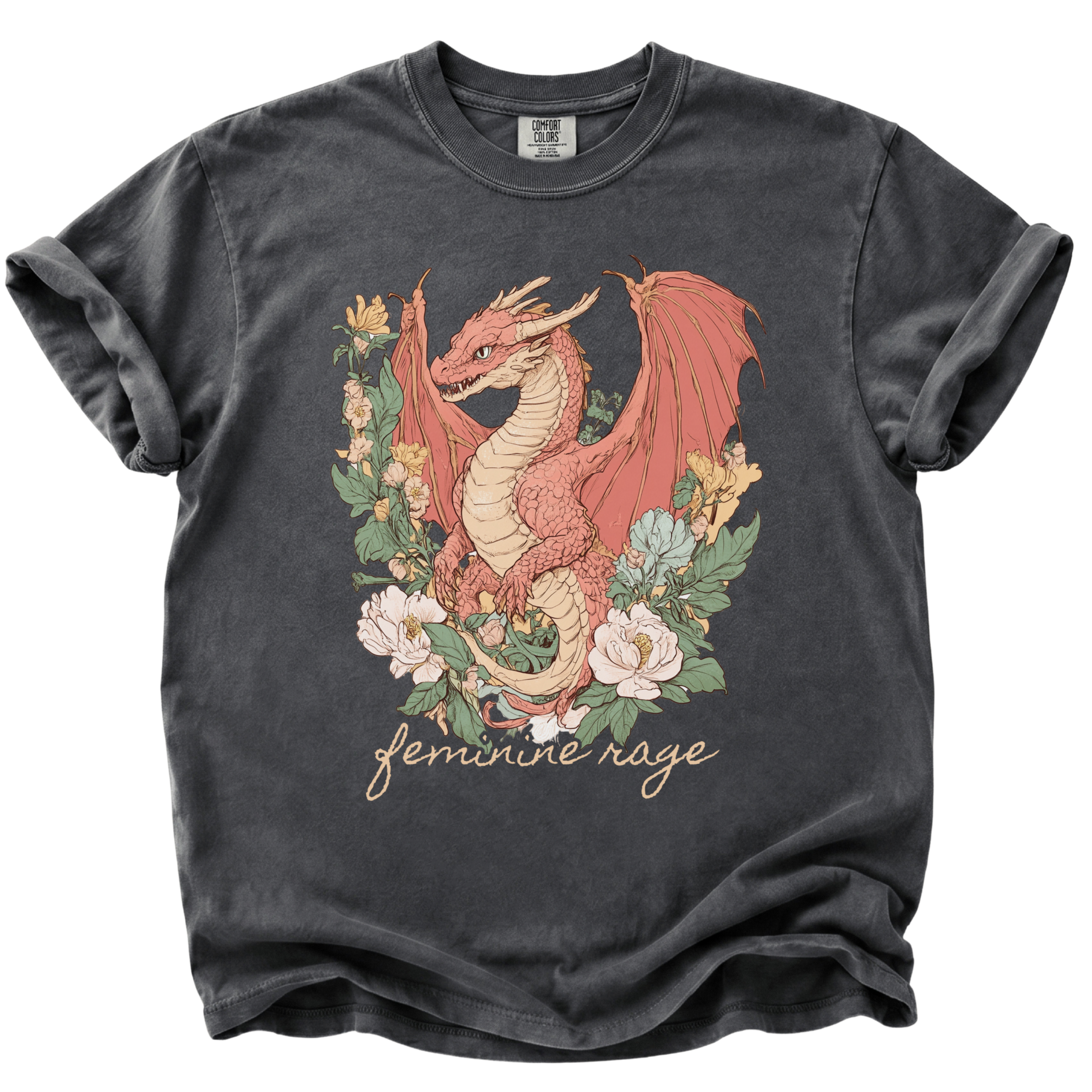 Feminine Rage Dragon T-Shirt