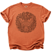 Floral Boho Moth T-Shirt