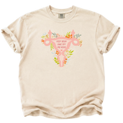 Floral Uterus Reproductive Rights T-Shirt