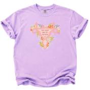Floral Uterus Reproductive Rights T-Shirt