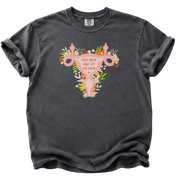 Floral Uterus Reproductive Rights T-Shirt