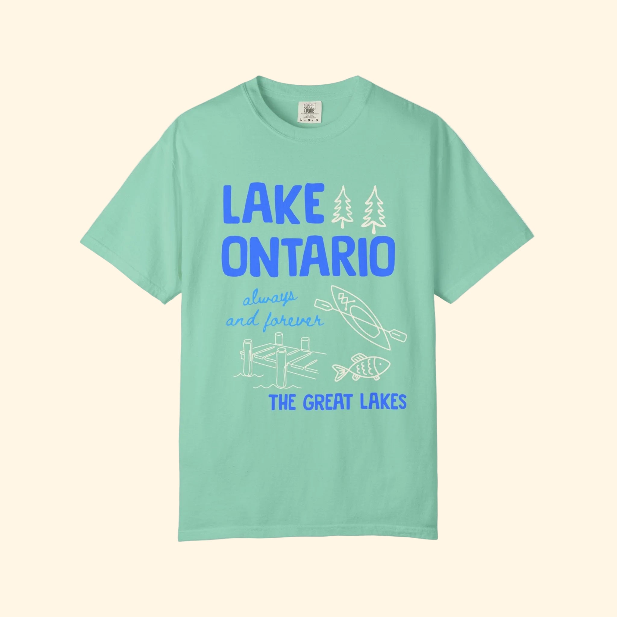 Lake Ontario Always and Forever Doodle T-Shirt