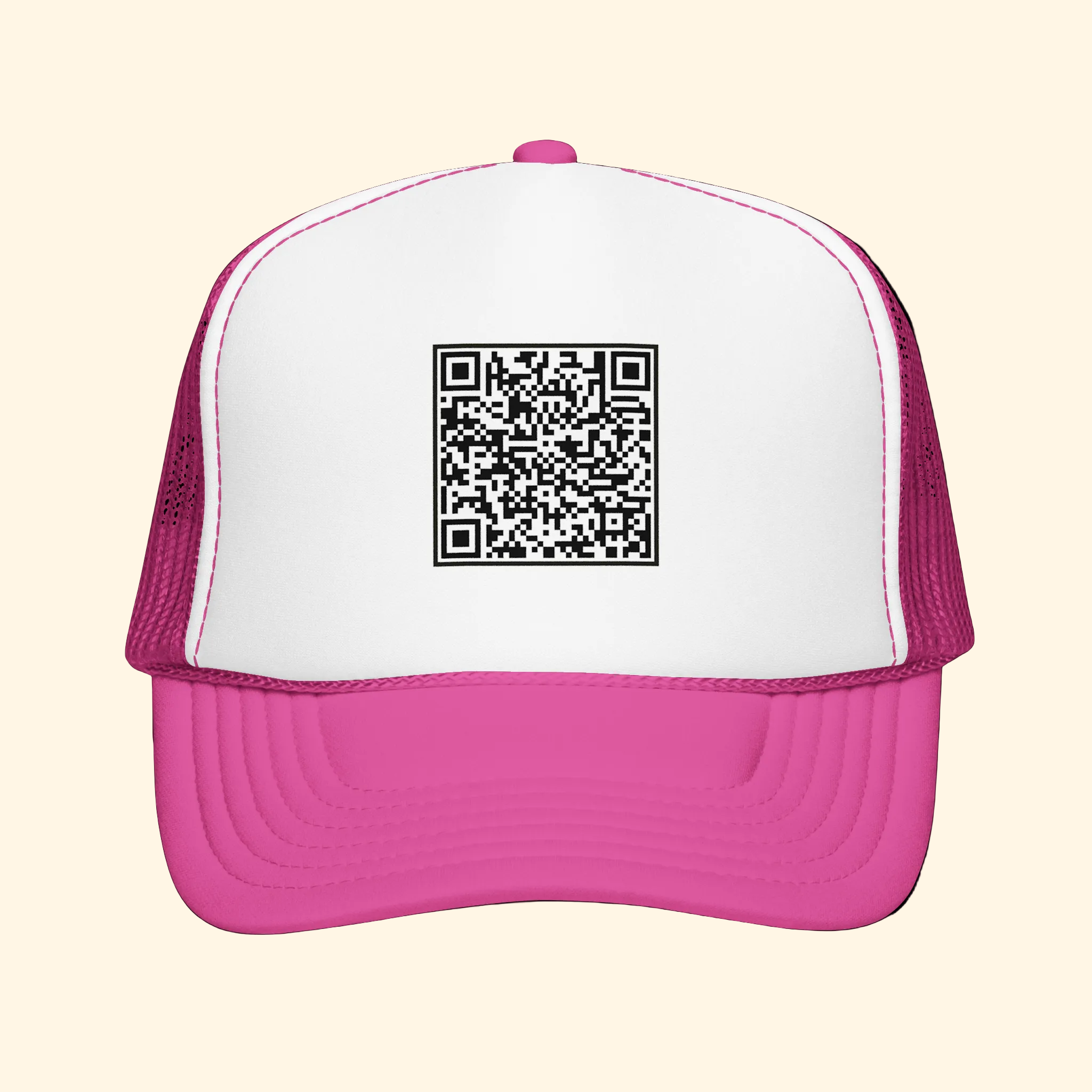 F*ck Trump QR Code Foam Trucker Hat