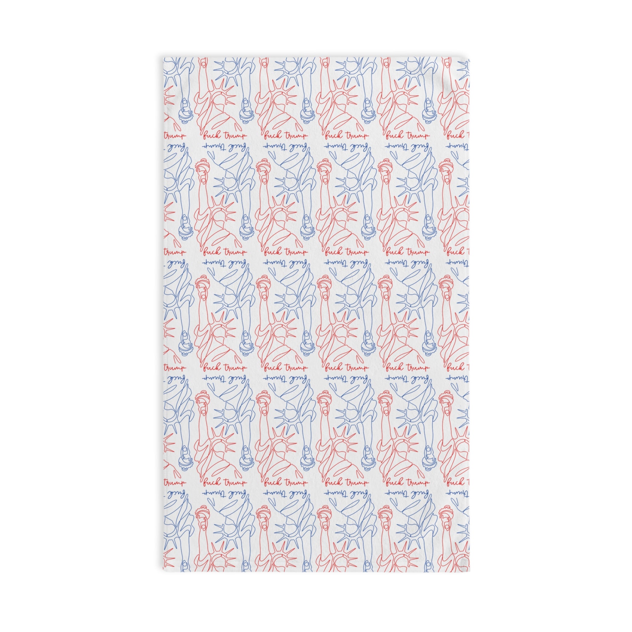 Subtle F*ck Trump Statue of Liberty Hand Towel