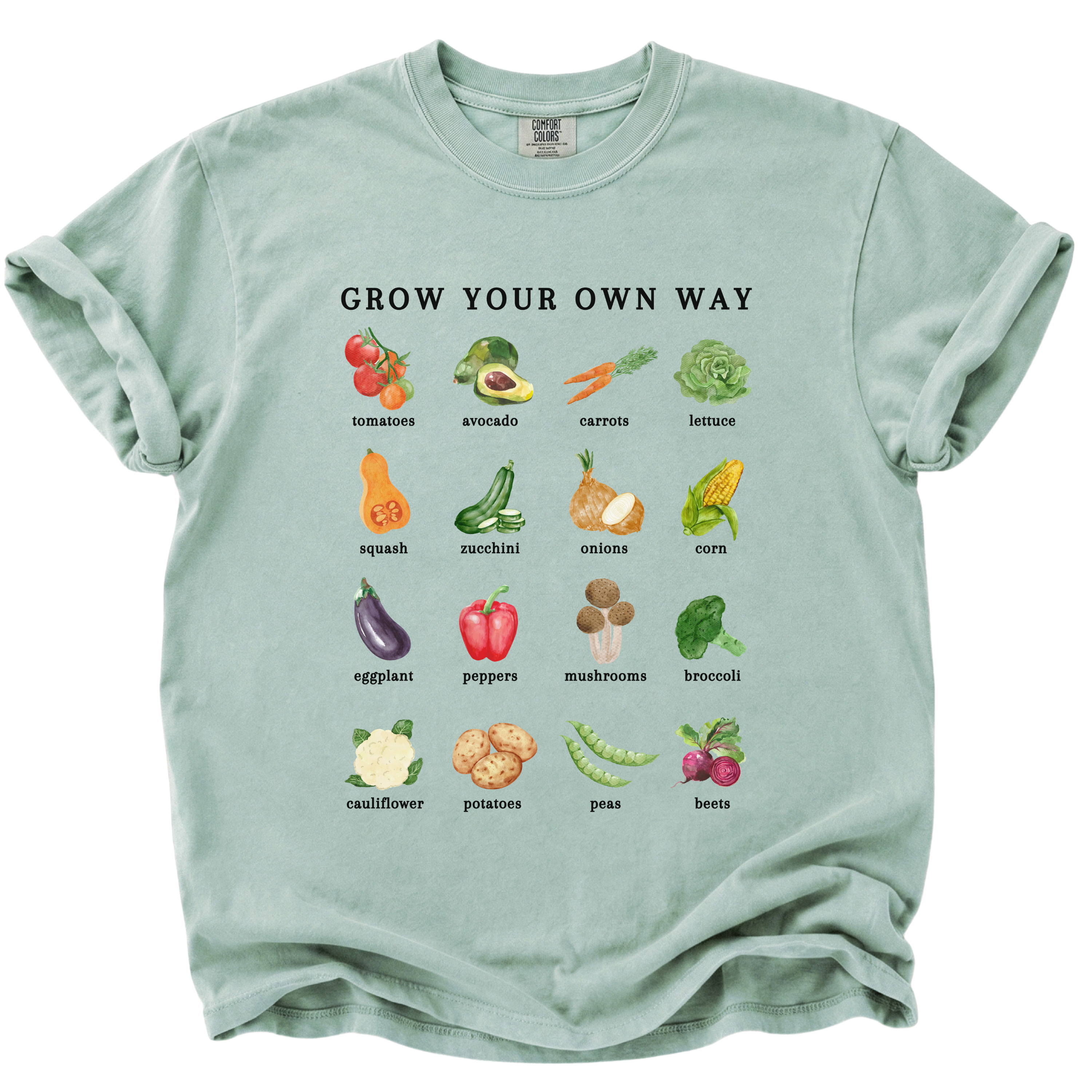 Grow Your Own Way Veggie T-Shirt