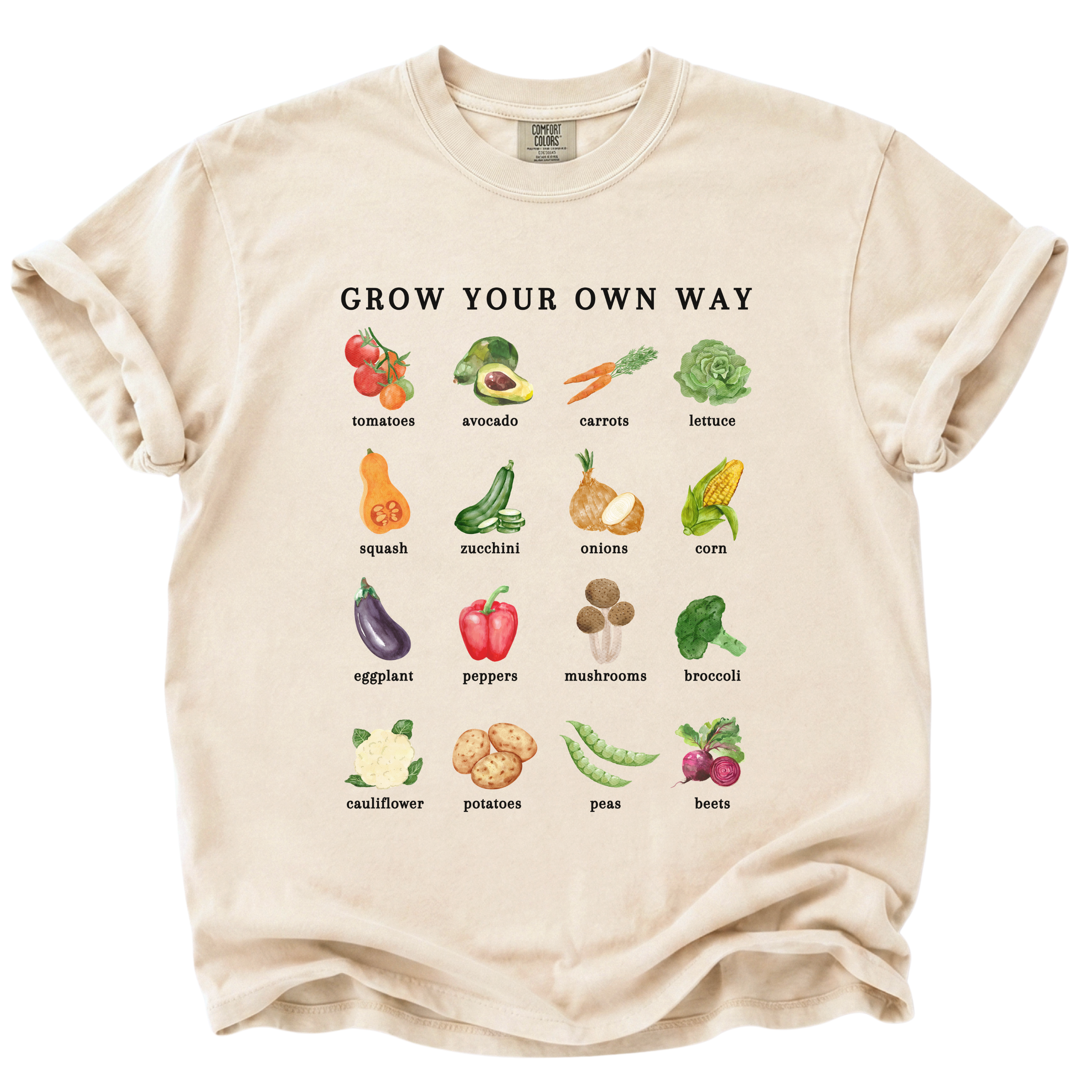 Grow Your Own Way Veggie T-Shirt