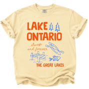 Lake Ontario Always and Forever Doodle T-Shirt