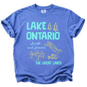 Lake Ontario Always and Forever Doodle T-Shirt