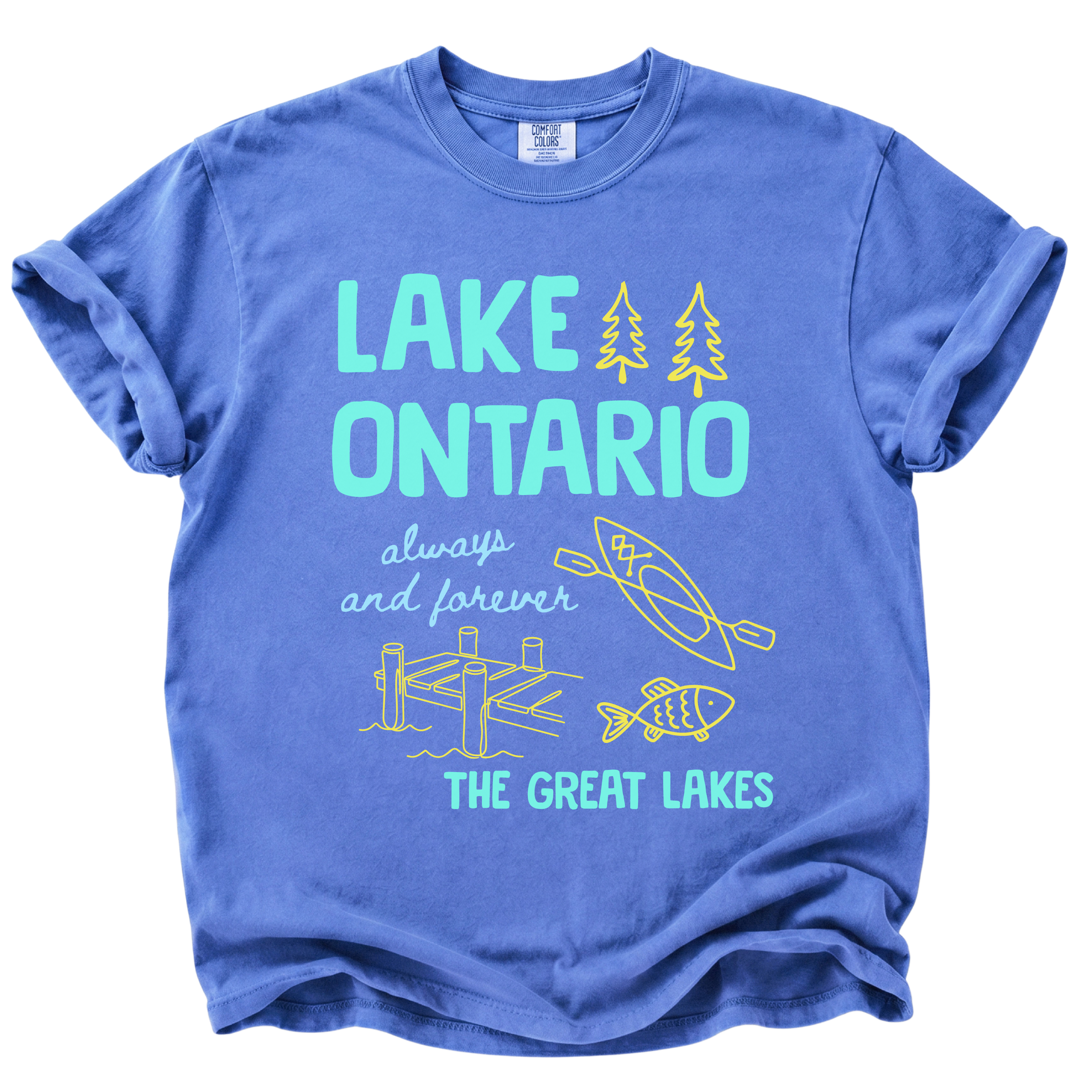 Lake Ontario Always and Forever Doodle T-Shirt