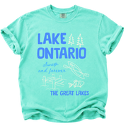 Lake Ontario Always and Forever Doodle T-Shirt