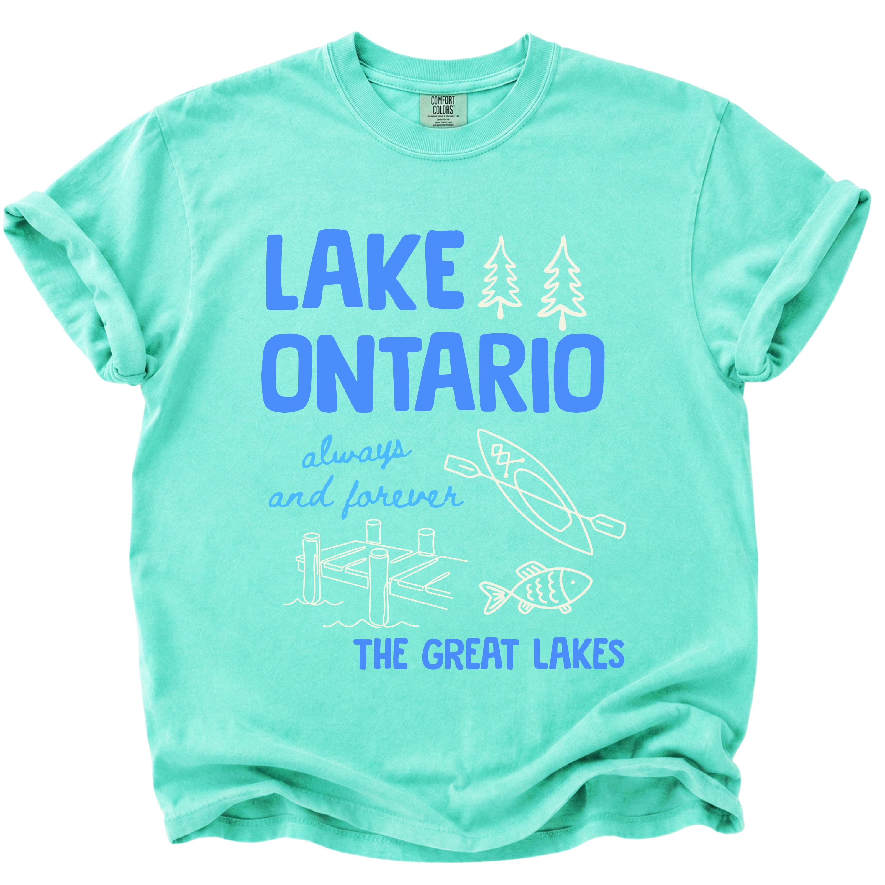 Lake Ontario Always and Forever Doodle T-Shirt