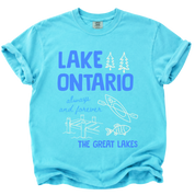 Lake Ontario Always and Forever Doodle T-Shirt