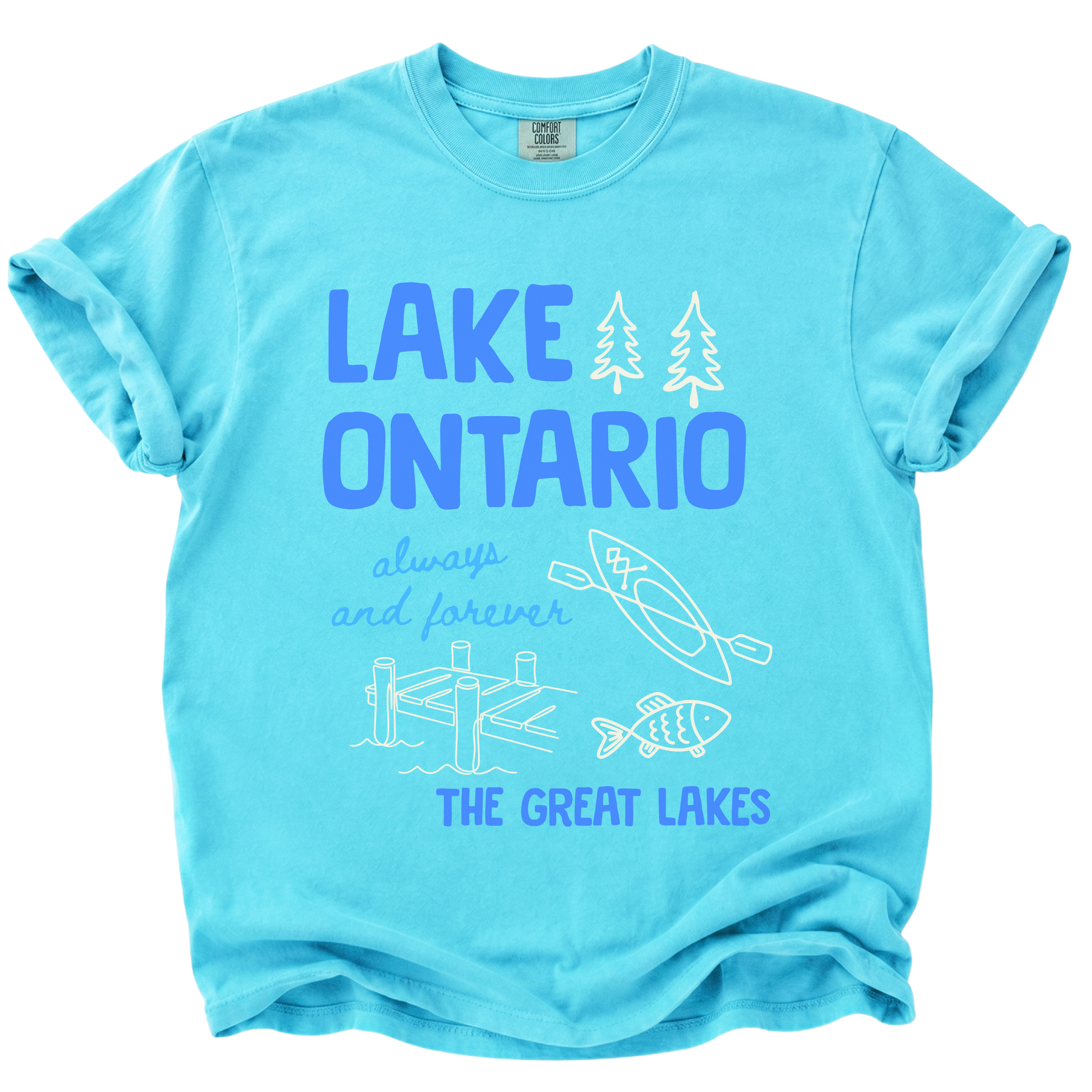 Lake Ontario Always and Forever Doodle T-Shirt