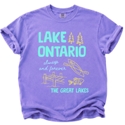 Lake Ontario Always and Forever Doodle T-Shirt