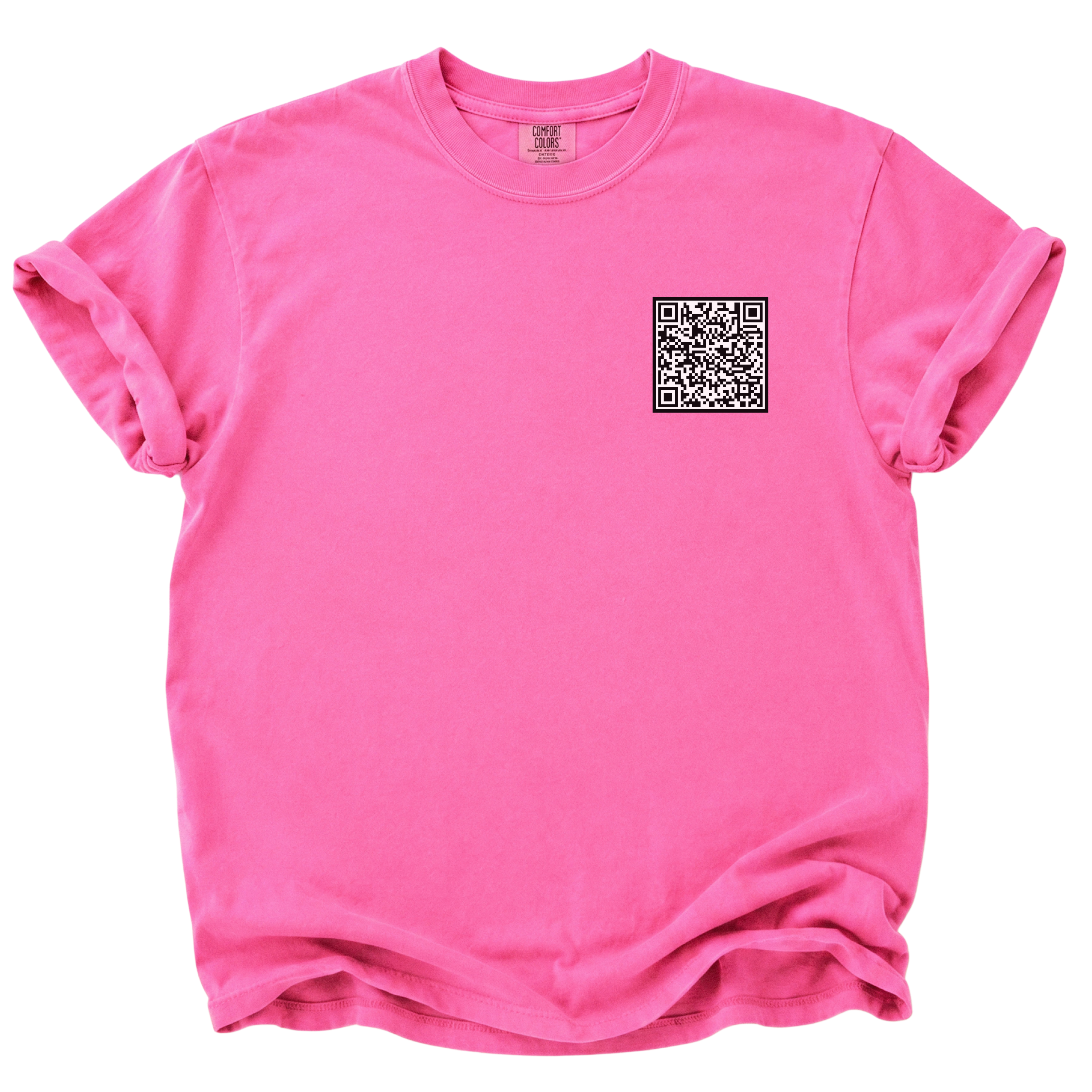 F*ck Trump QR Code Left Chest Area T-Shirt