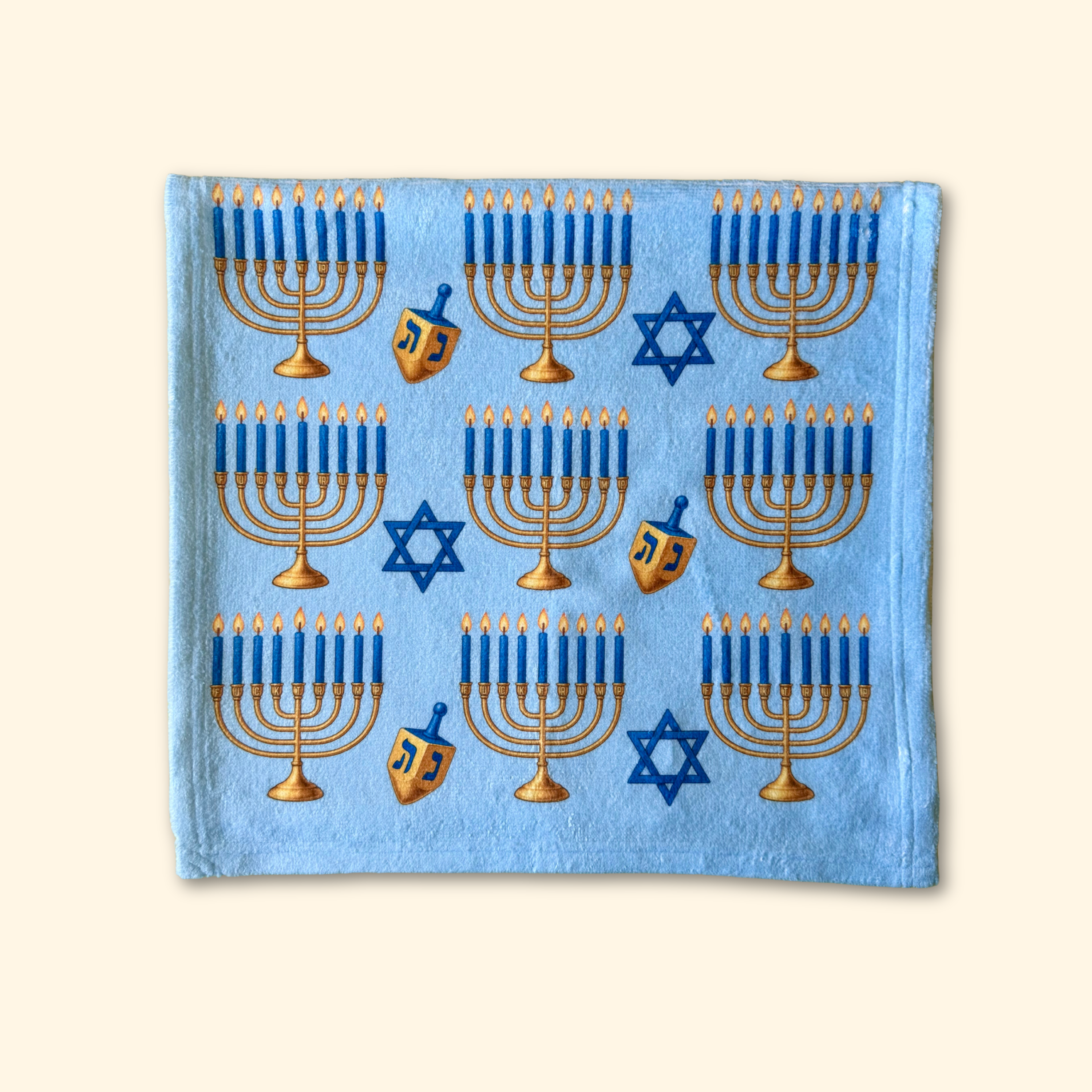 Subtle F*ck Trump Hanukkah Menorah Hand Towel