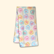 Conversation Hearts F*ck Trump Hand Towel
