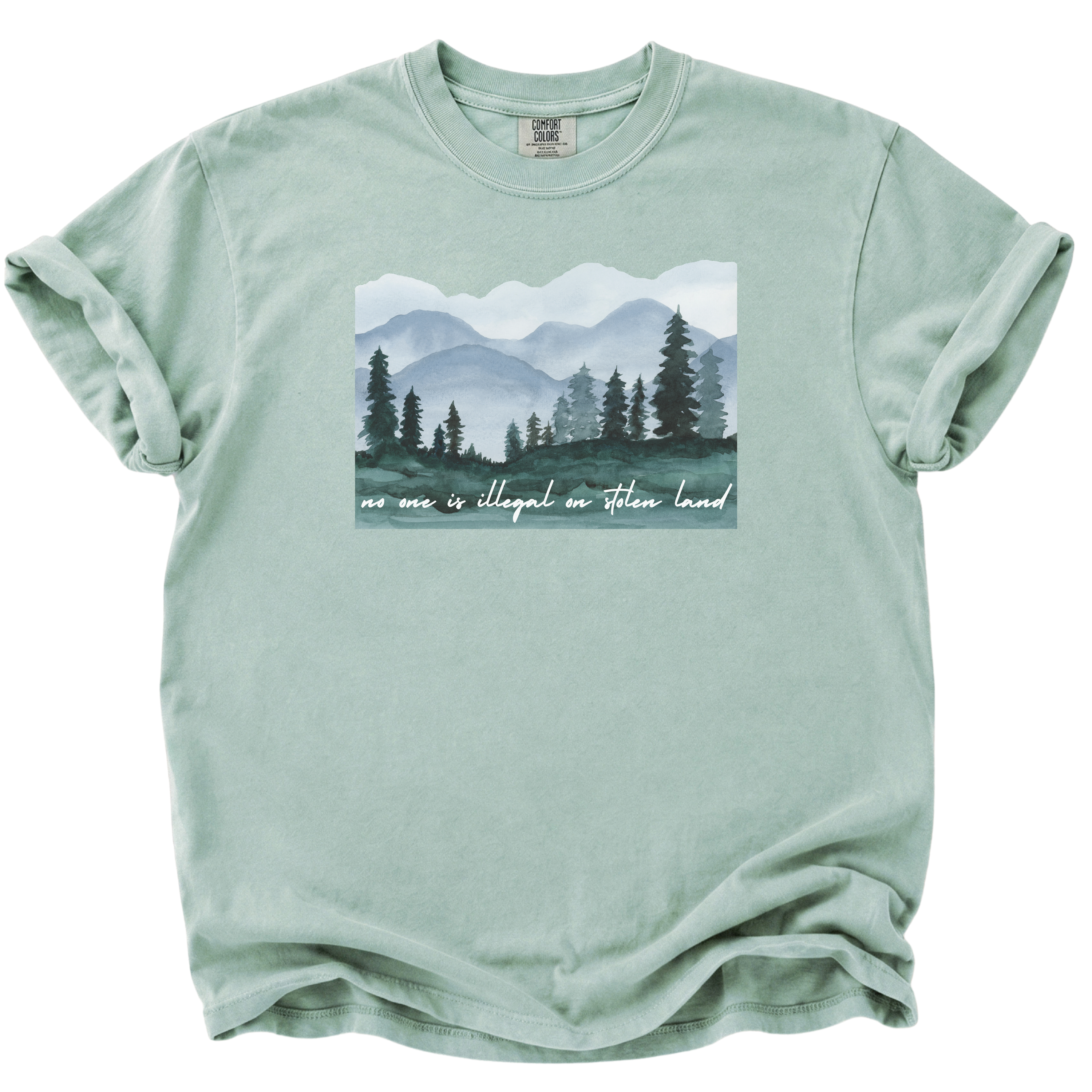 No One is Illegal on Stolen Land T-Shirt