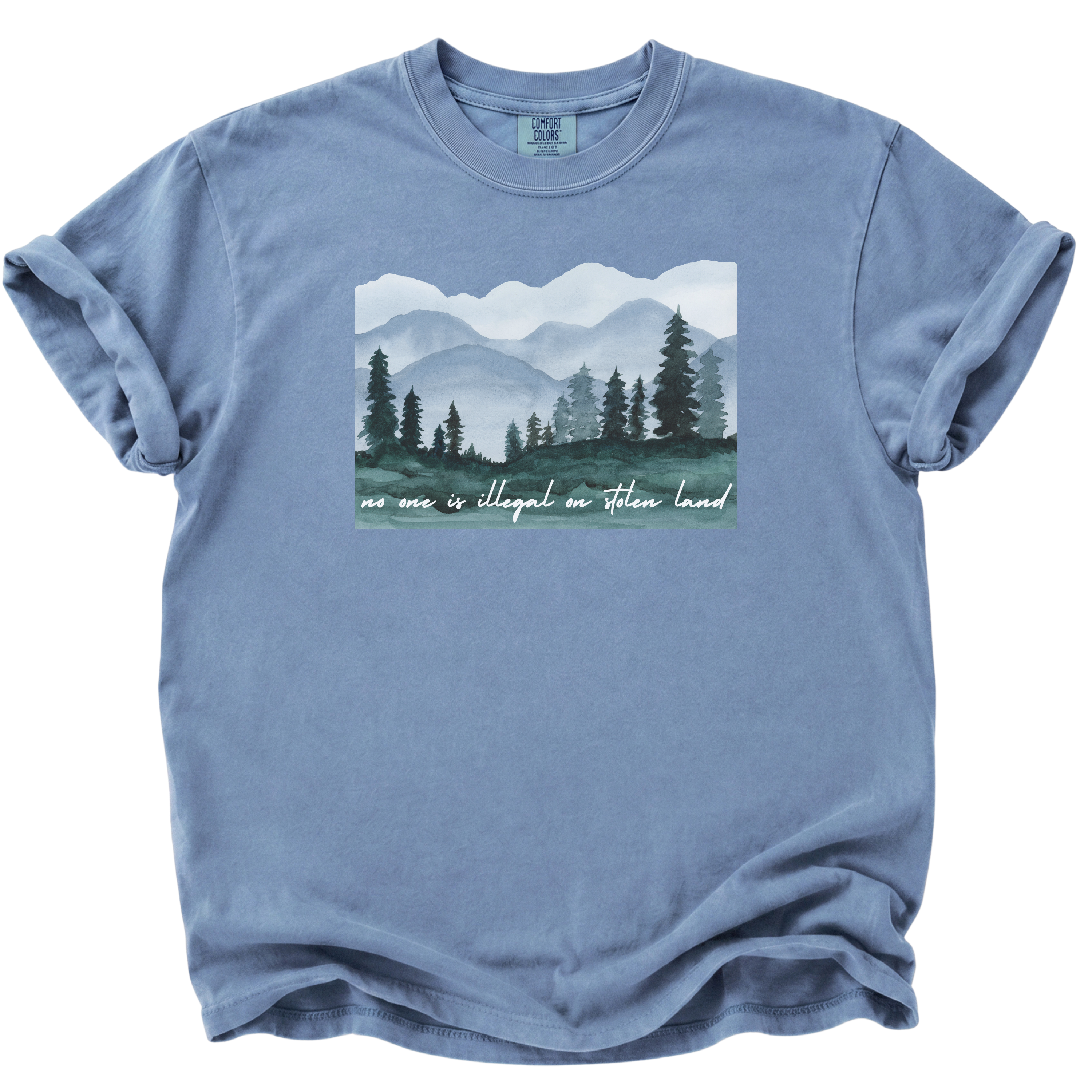 No One is Illegal on Stolen Land T-Shirt
