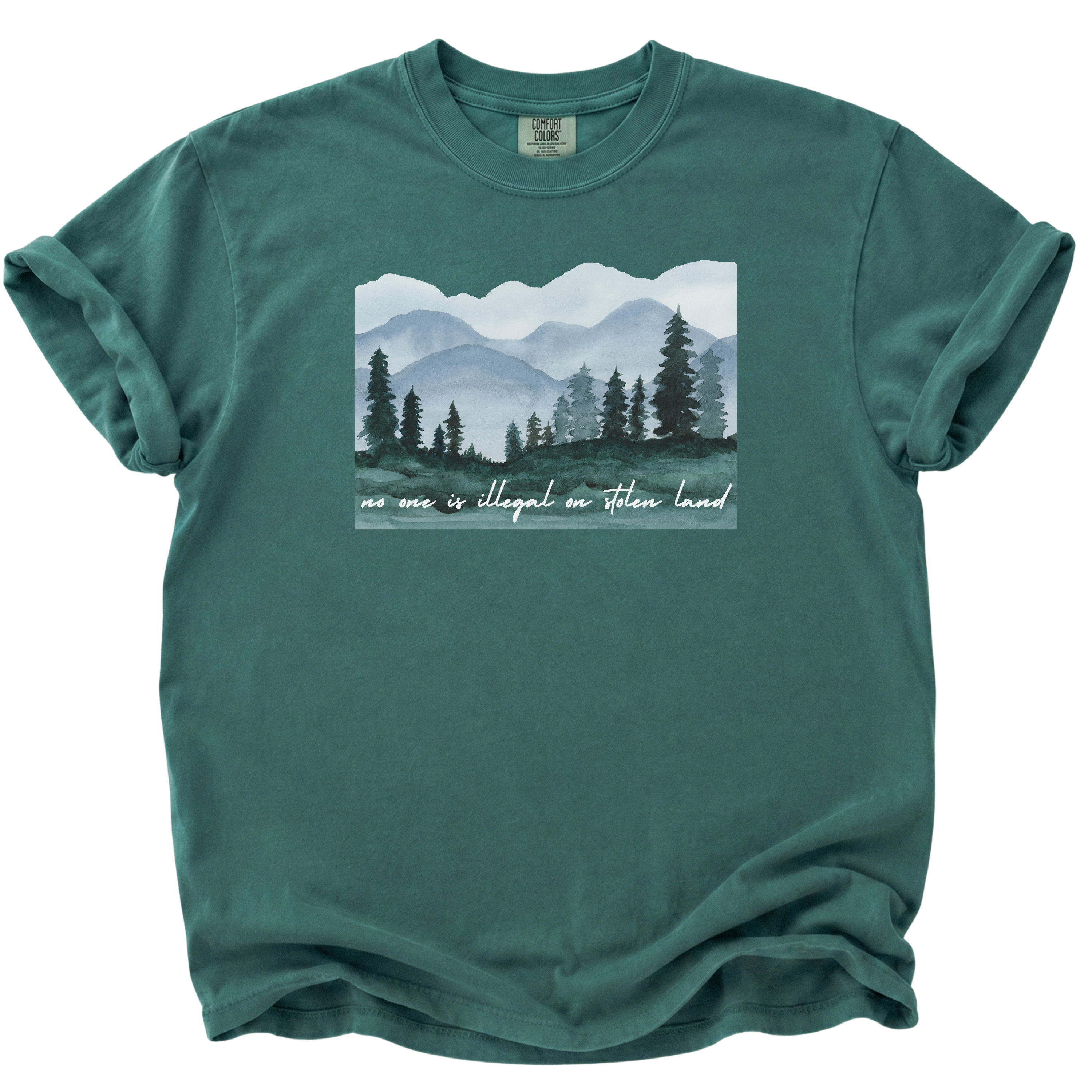 No One is Illegal on Stolen Land T-Shirt